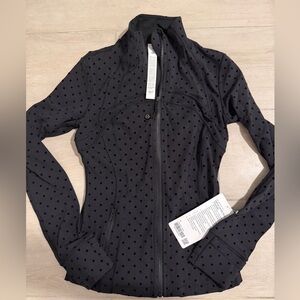 NWT Lululemon Define Jacket Nulu Flocked Polka Dot